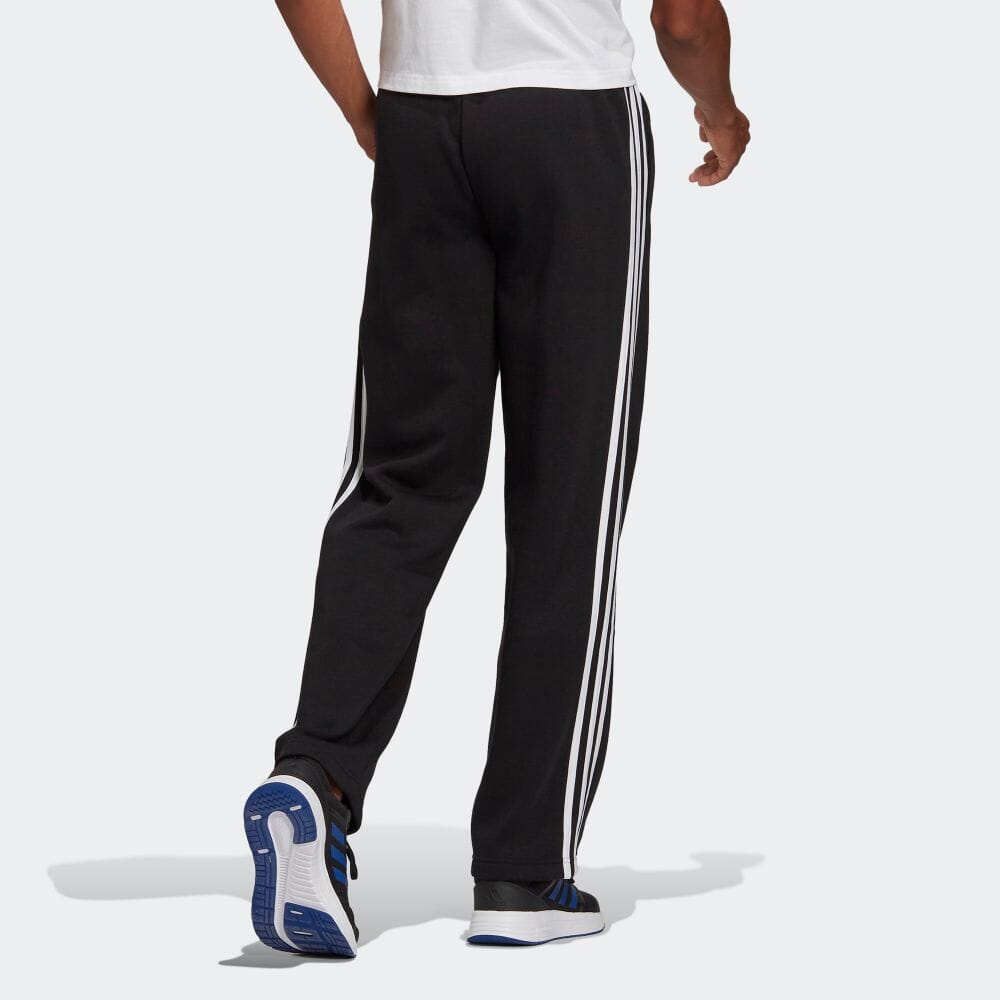 Men's adidas Classic Straight Casual Sports Knit Long Pants/Trousers Black GK9267