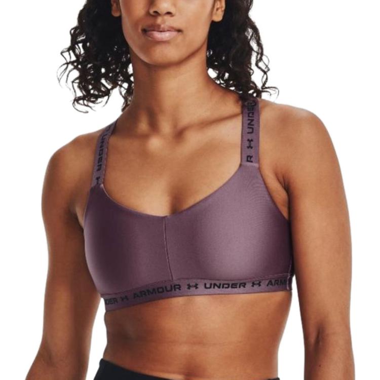 (WMNS) Under Armour Crossback Low Sports Bra 'Purple' 1361033-500