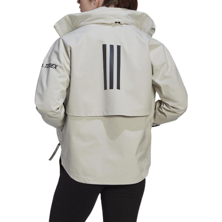 (WMNS) adidas Terrex CT Myshelter RAIN.RDY Jackets 'Beige' HG6024
