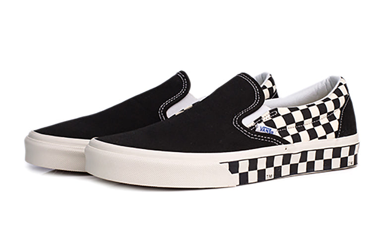 Vans Classic Slip-On 'Sidewall Check - Black' VN0A38F7RA9