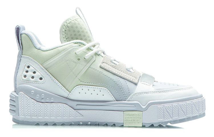 (WMNS) Li-Ning NO.258 Mid 'White Light Green' AGCR312-4