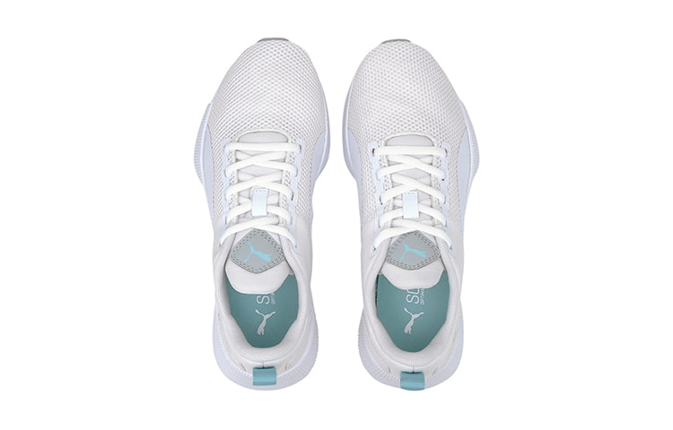 PUMA Flyer Runner K Shoes White/Blue 192928-08