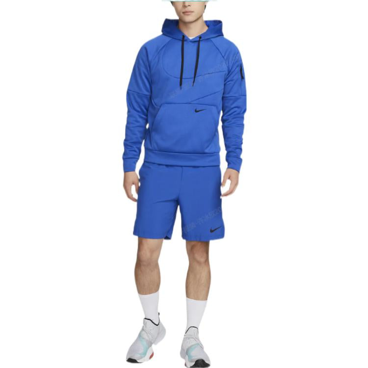 Nike Therma Fit Swoosh Pullover Hoodie 'Blue' DQ5402-480