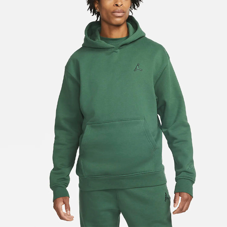Air Jordan Embroidered Logo Sports Fleece Hoodie 'Green' DA9818-333