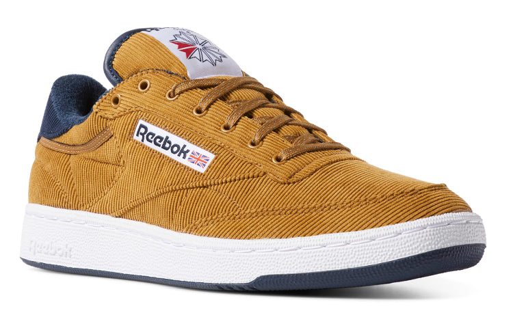Reebok Unisex Club C 85 Corduroy Sneakers Yellow DV7236