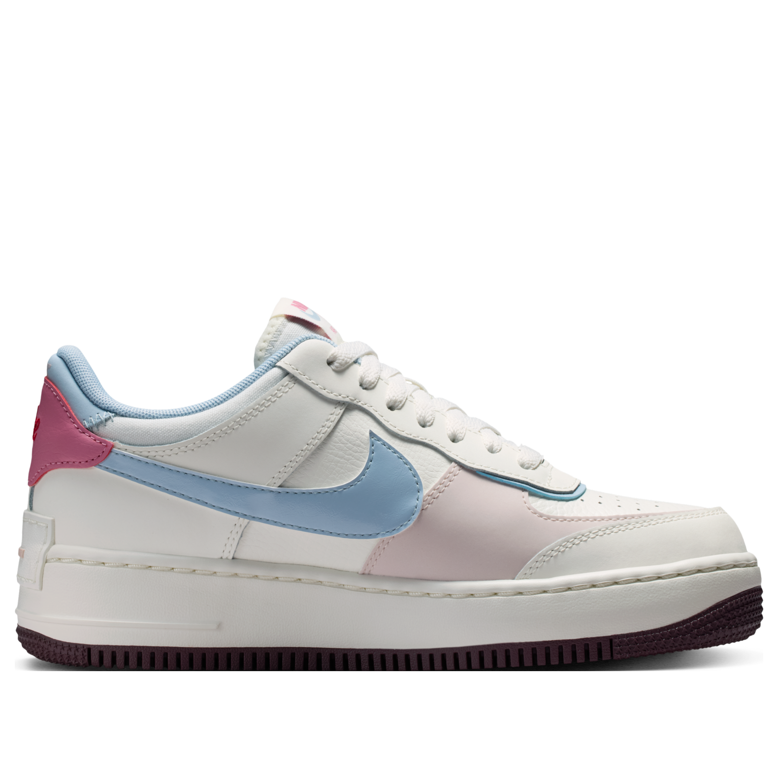 (WMNS) Nike Air Force 1 Shadow 'White Pink Blue' IQ9803-161