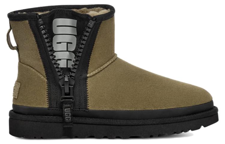 (WMNS) UGG Classic Mini Zipper Tape Logo 'Burnt Olive' 1144034-BTOL