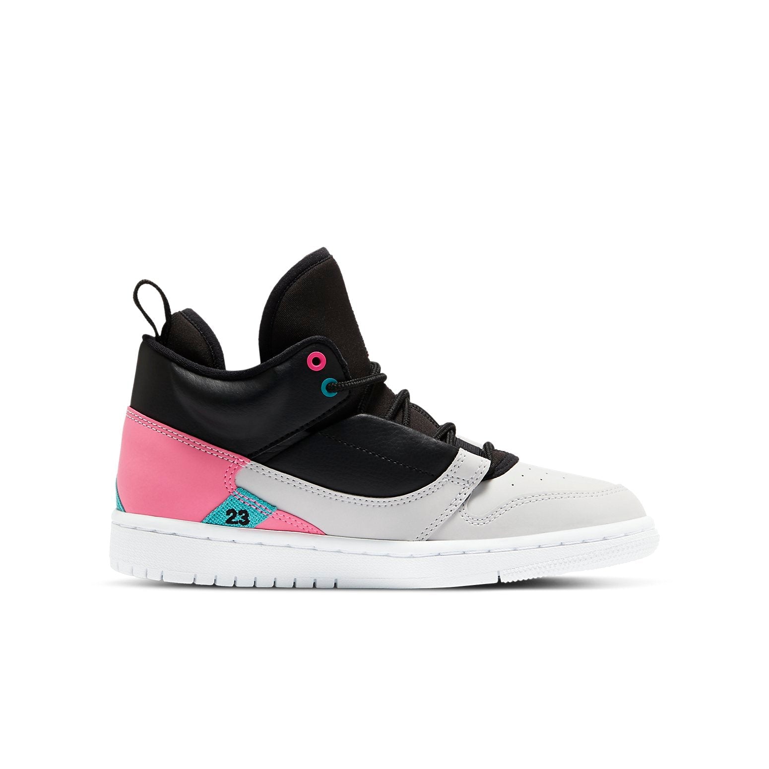 (GS) Air Jordan Fadeaway 'Light Gray Black' AO1331-030