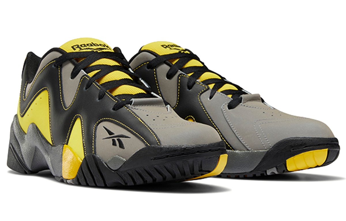Reebok Hurrikaze II Low Running Shoes Black/Yellow/Grey FY9781