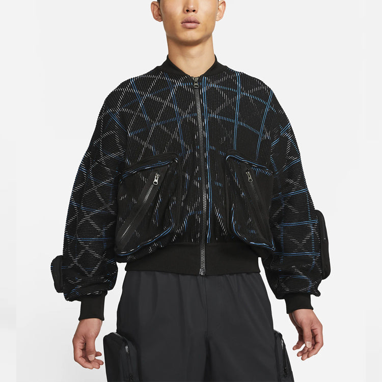 Men's Nike x UNDERCOVER Crossover MA-1 Knit Jacket CZ4705-010