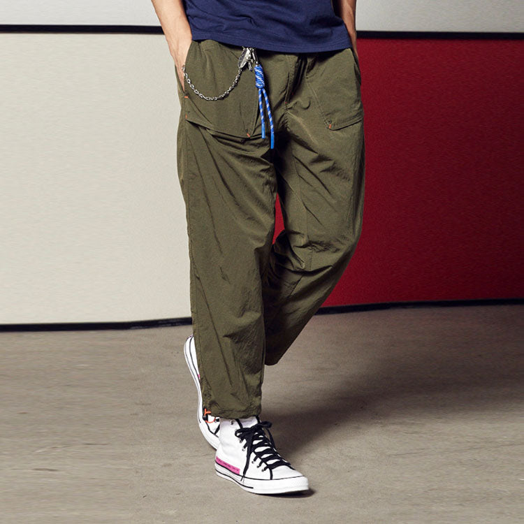 Converse Nylon Pocket Pants Asia Sizing 'Olive Green' 10023166-A02