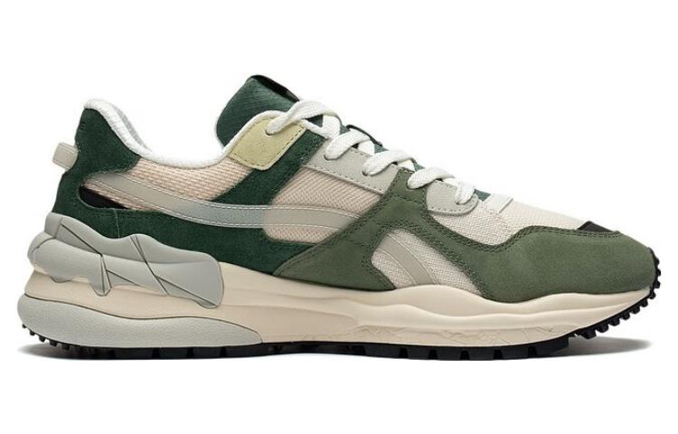 Li-Ning ChengFeng Sport Sneakers 'Beige Green' AGCT171-2