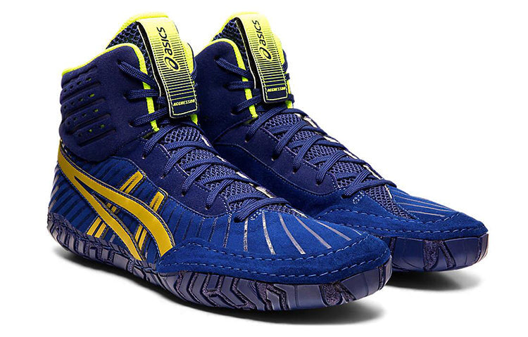 ASICS Aggressor 4 'Drive Blue Rich Gold' 1081A001-400