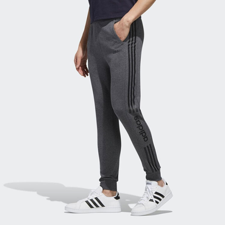 adidas neo M Ce 3s Ank Tp Casual Sports Pants Gray FQ3266