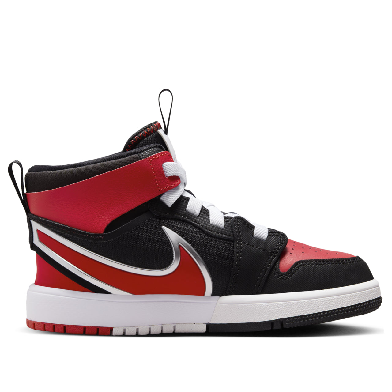 (PS) Air Jordan 1 Mid RM EasyOn 'Black White University Red' FQ1282-006