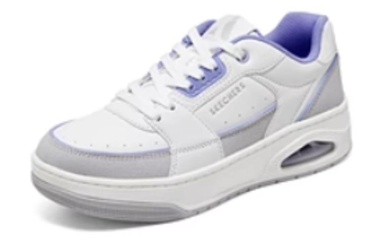 (WMNS) Skechers Uno Court - Courted Style Shoes 'White Grey Blue' 177710-WLV