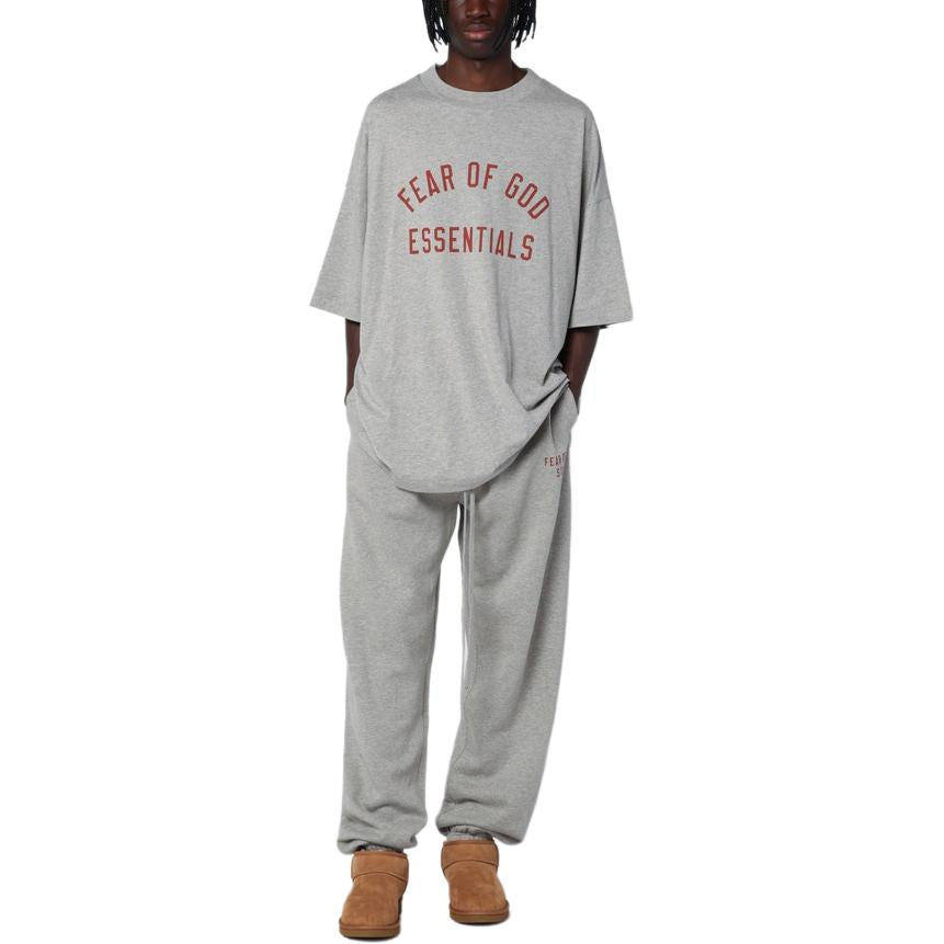 Fear of God Essentials Jersey Crewneck Tee 'Dark Heather' 125BT244191F