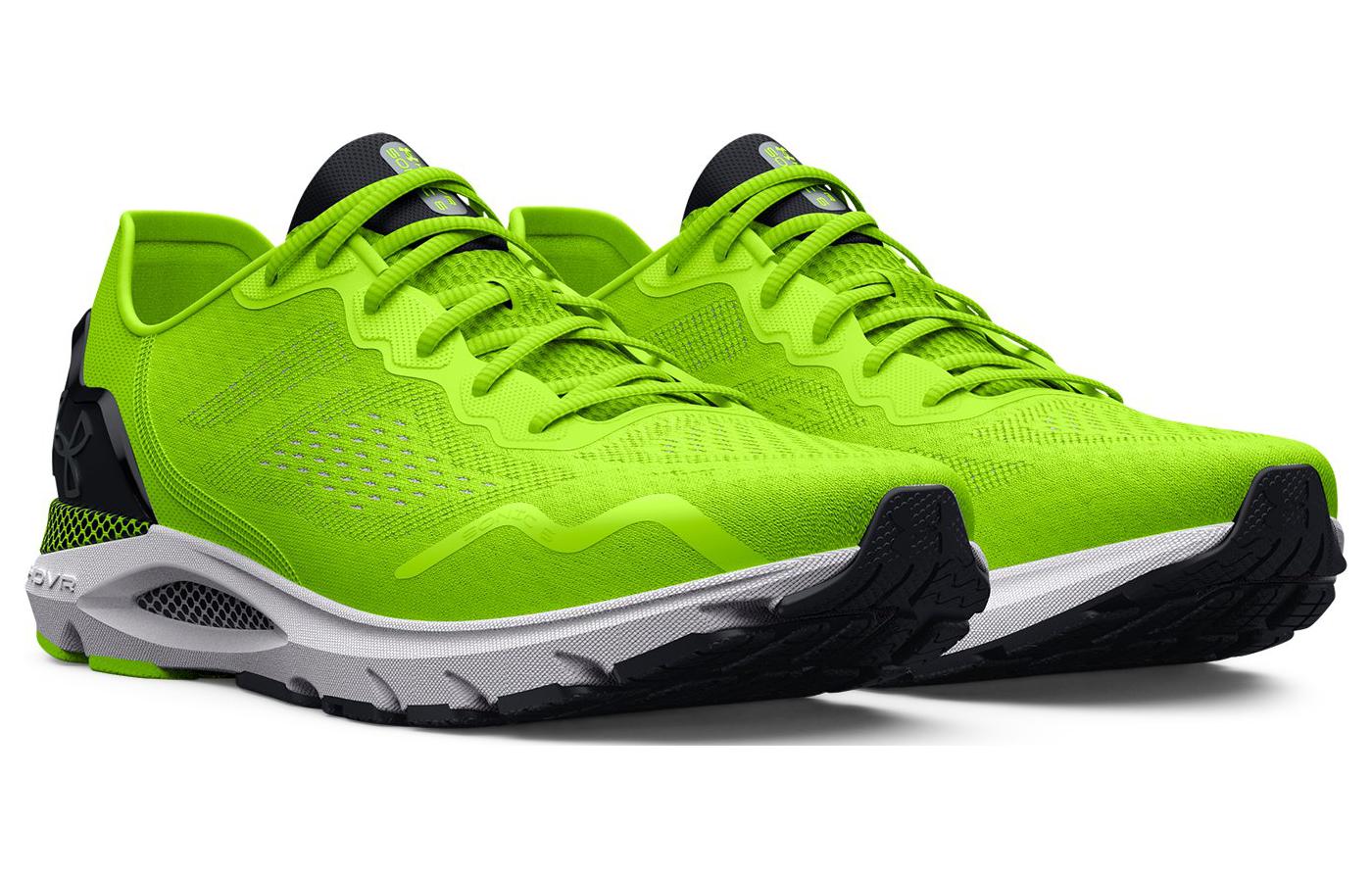Under Armour HOVR Sonic 6 2E Wide 'Lime Surge Black' 3026821-300
