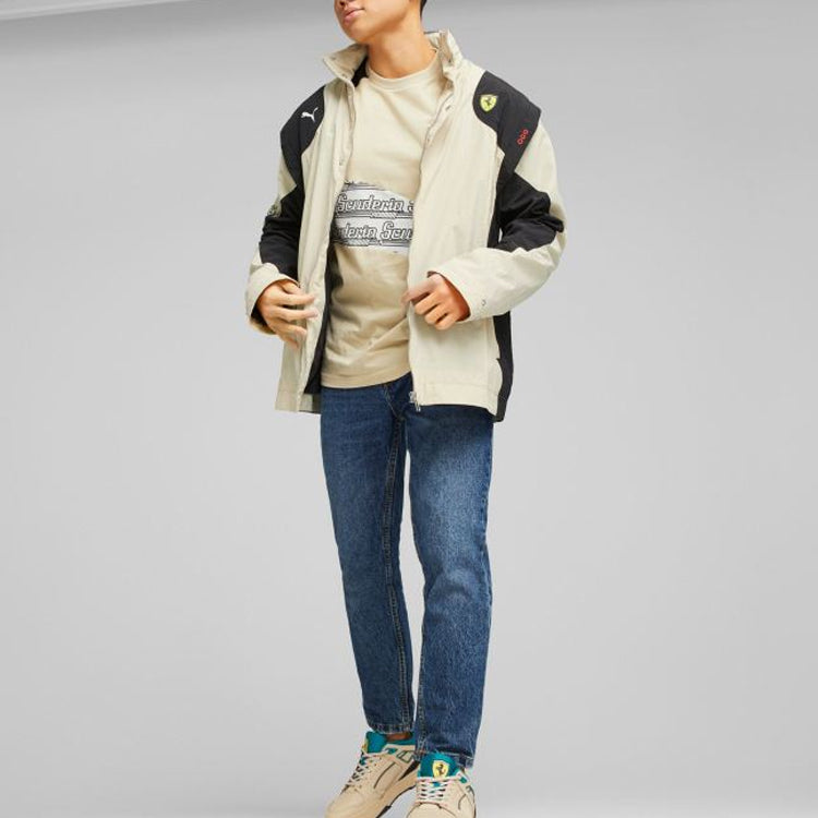 PUMA Ferrari Statement Jacket 'Beige' 538107-06