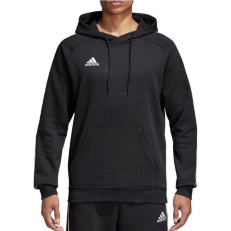 adidas Colorblock Stay Warm Fleece Lined Hooded Long Sleeves Hoodie Men's Black CE9068