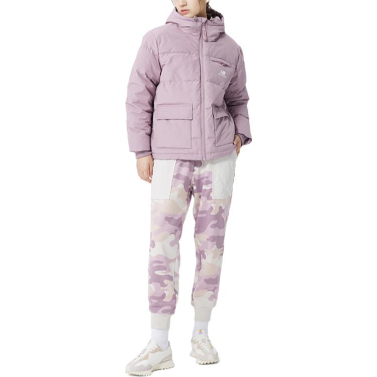 (WMNS) New Balance Classic Puffer Jacket Asia Sizing 'Purple' AWJ23335-LCK