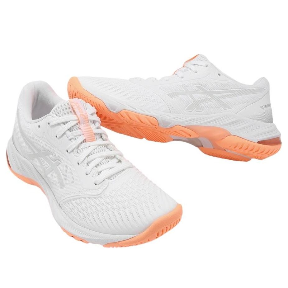 (WMNS) ASICS Netburner Ballistic FF 3 'White Glacier Grey' 1052A069-107