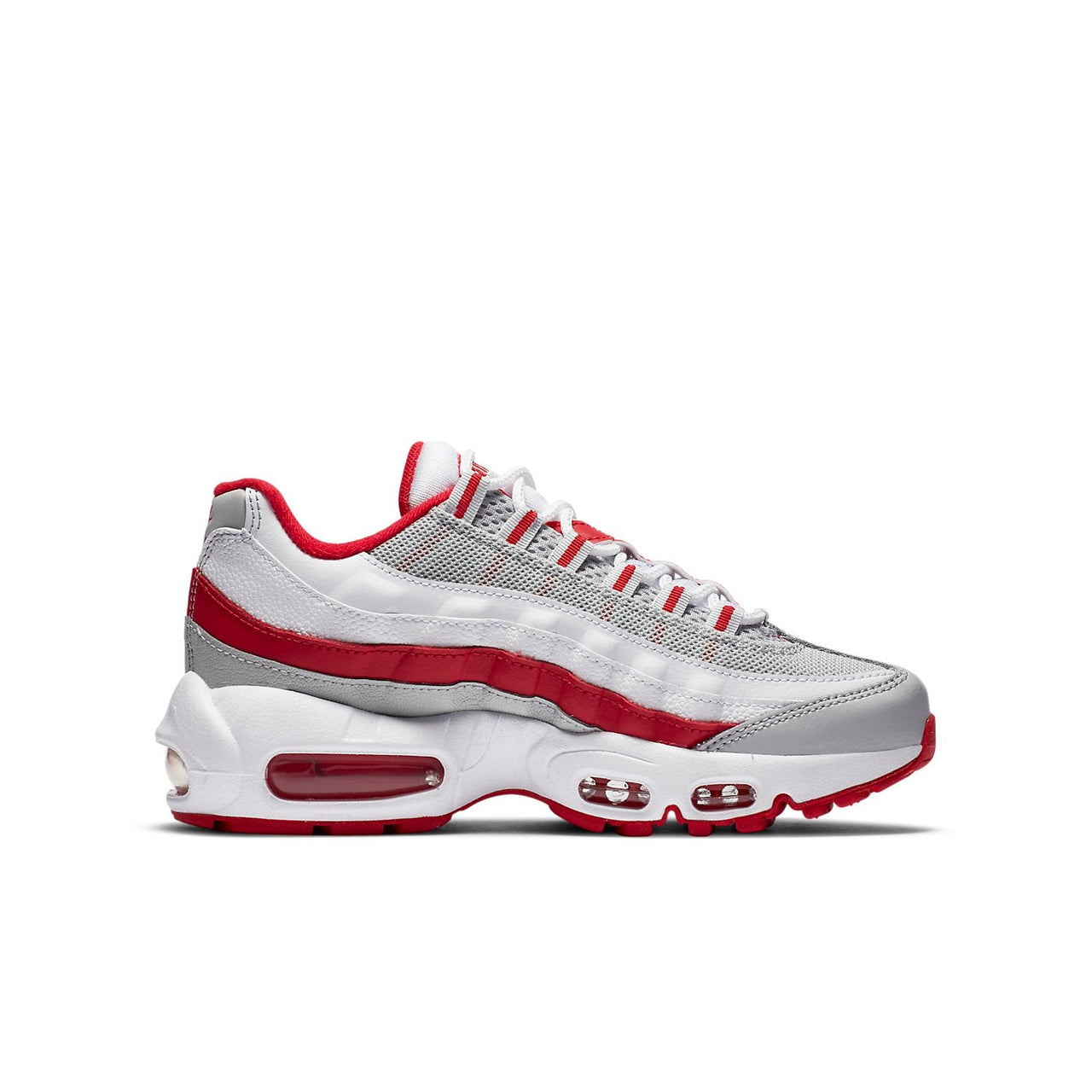 (GS) Nike Air Max 95 Recraft 'Grey Fog Hyper Red' CJ3906-004