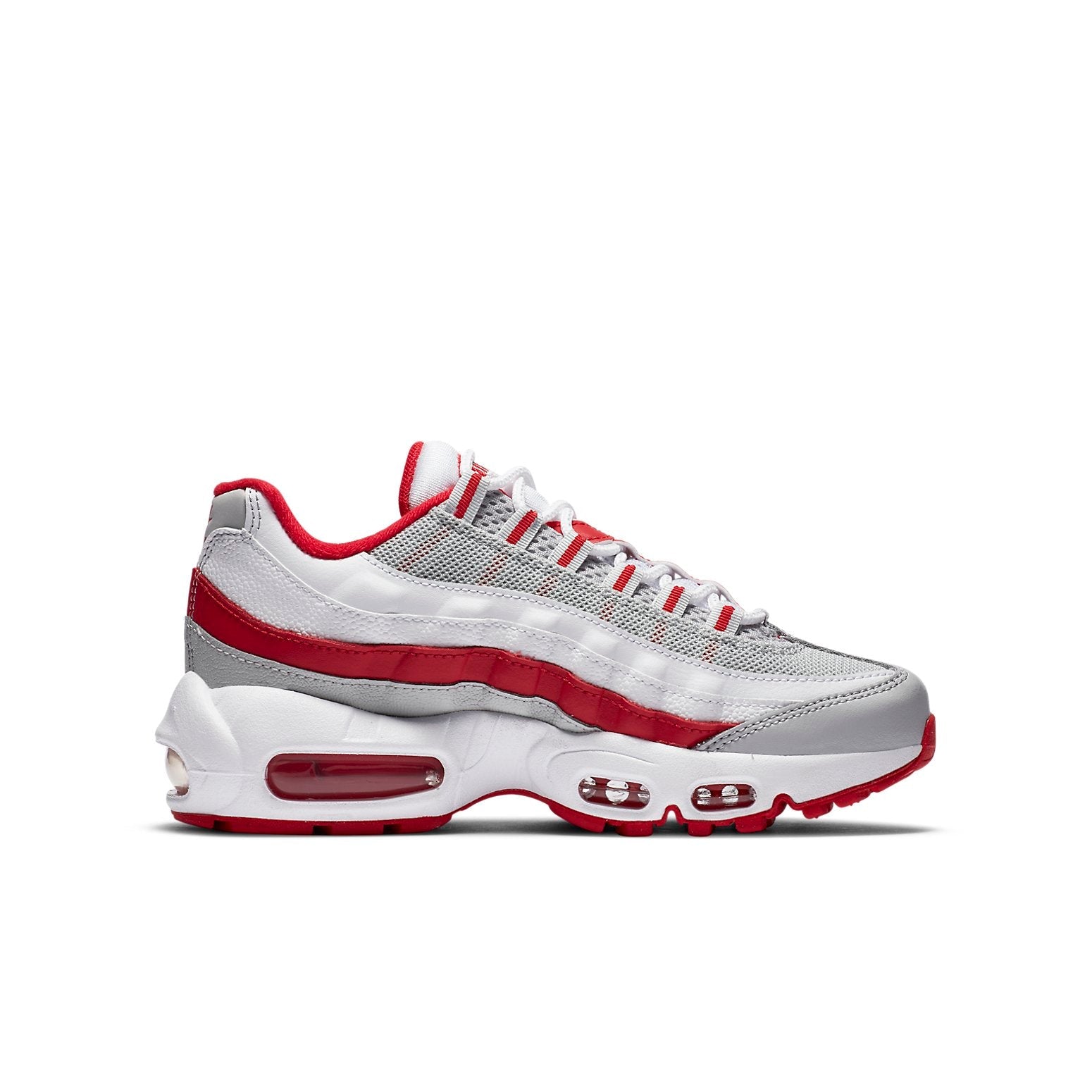 (GS) Nike Air Max 95 Recraft 'Grey Fog Hyper Red' CJ3906-004
