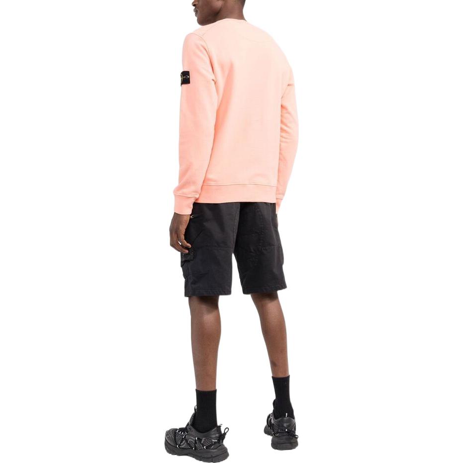 STONE ISLAND Brushed Cotton Fleece Sweatshirt 'Pink' 771563020-V0083