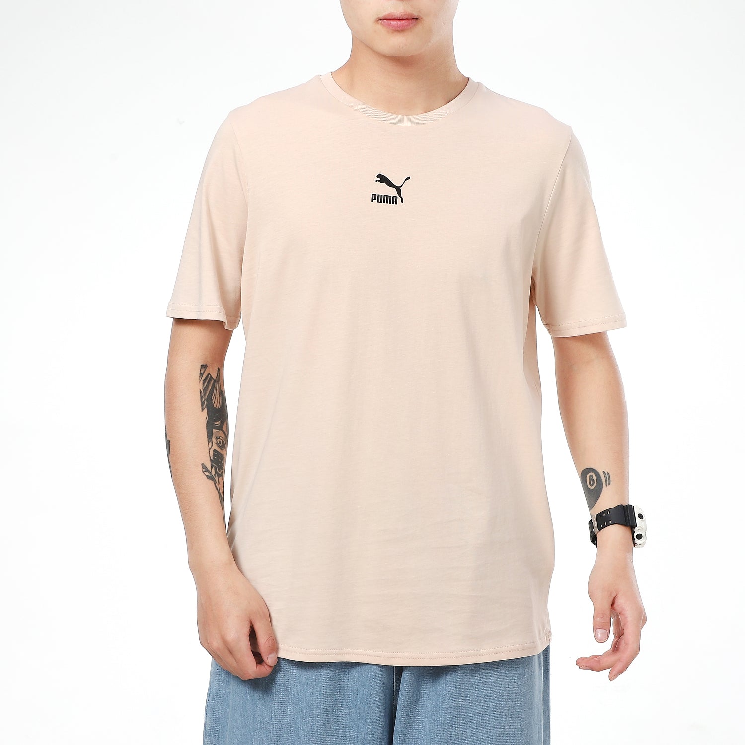PUMA Elevate Tape T-Shirt 'Beige' 532611-68