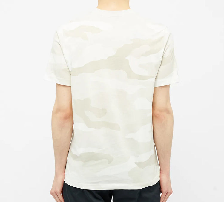 Nike Casual Camouflage Short Sleeve Gray White Camouflage Graywhite CK3003-121