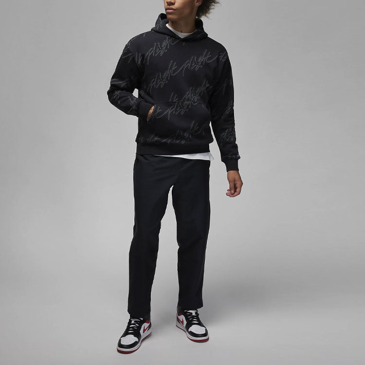 Air Jordan Fleece Pullover Hoodie 'Black' FB7318-010