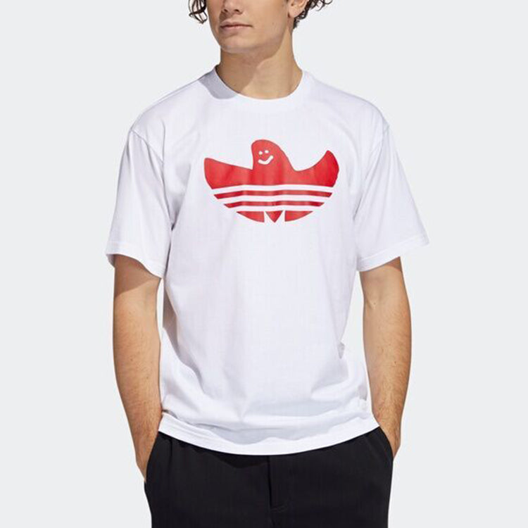 adidas originals Graphic Shmoo Round Neck Short Sleeve White GD3107