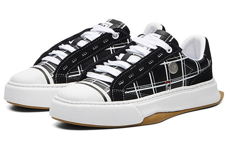(WMNS) Fila Fusion 'Black CheckeRed' T12W115112FBK