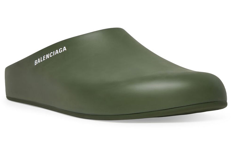 Balenciaga Pool Closed Slide 'Dark Green' 699129W1S8V3390