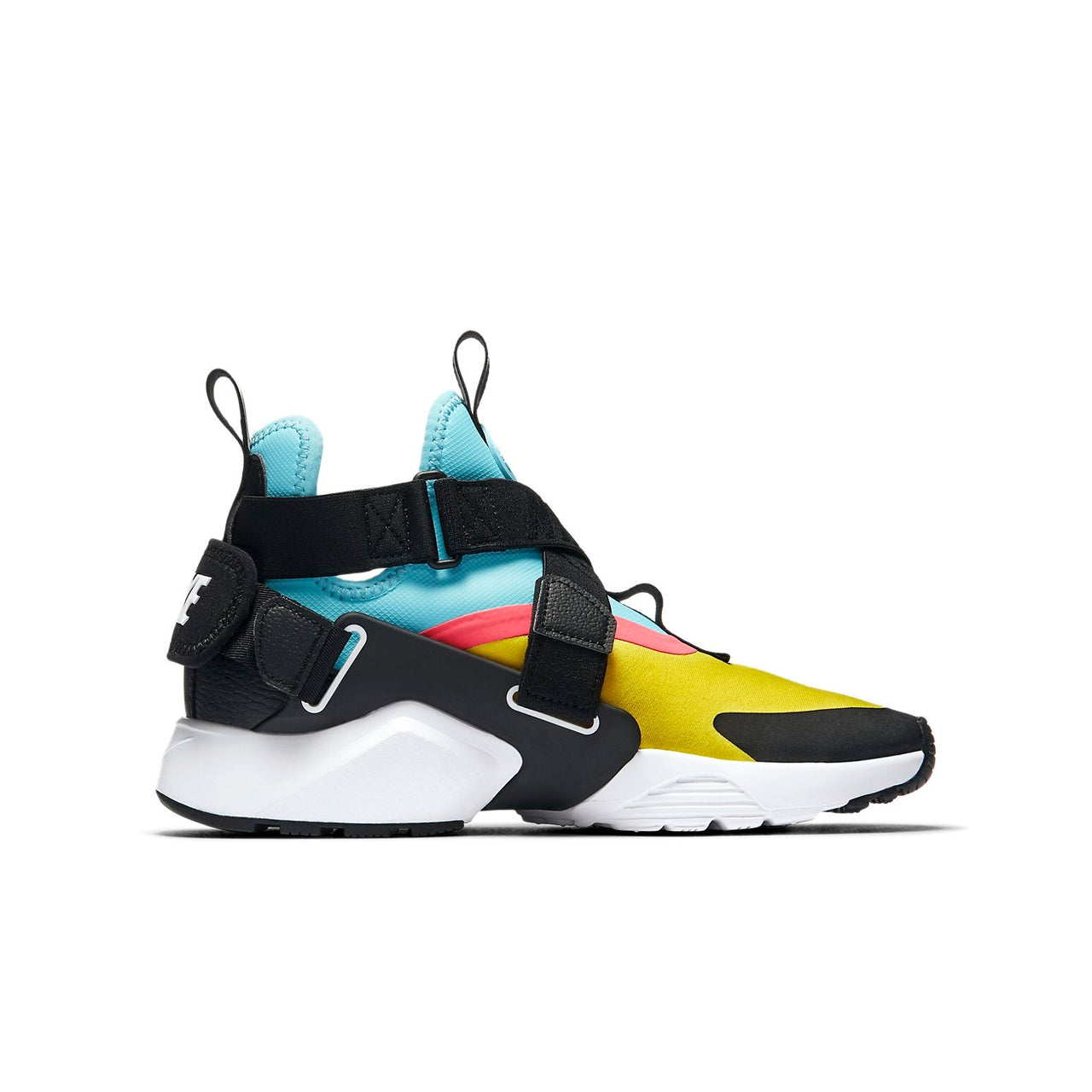 (GS) Nike Air Huarache City 'Black Yellow Blue' AJ6662-700