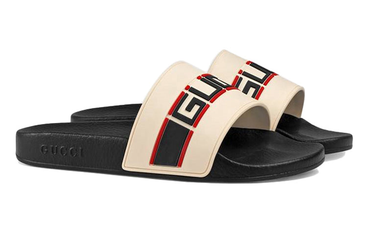 Gucci Stripe Rubber Slide 'Ecru' 522884-JC200-9572