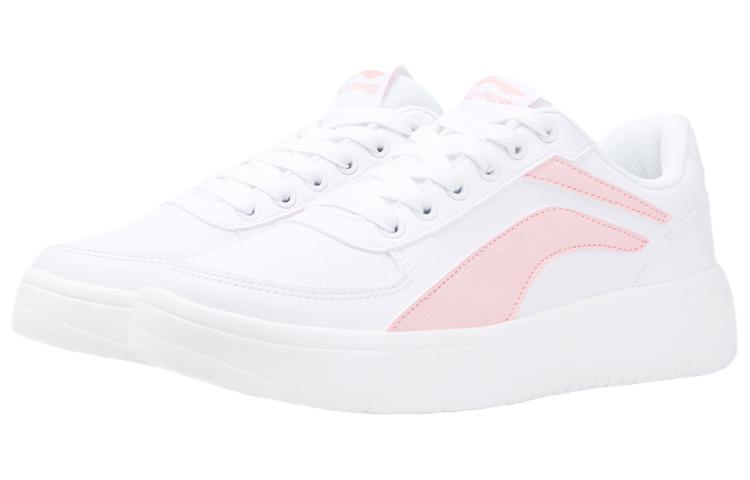 (WMNS) Li-Ning Classic Skateboarding 'White Pink' AGCR470-4
