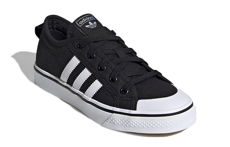(GS) adidas Nizza J 'Black White' EF5155