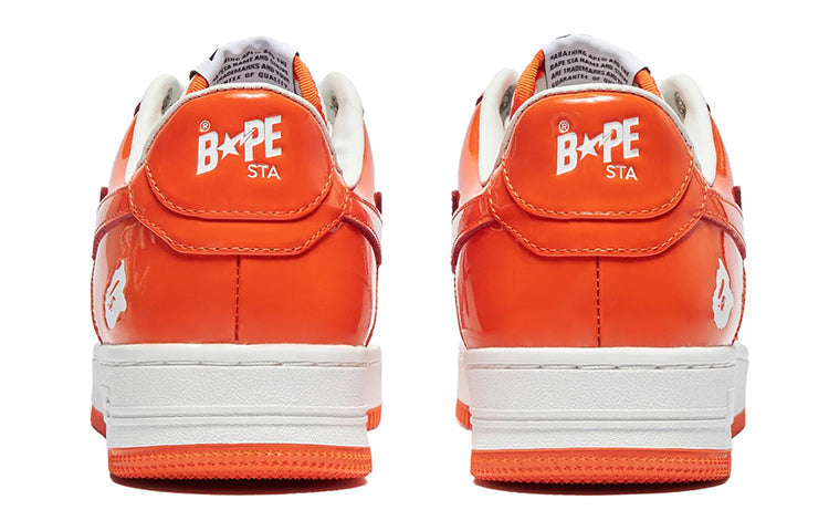(WMNS) A BATHING APE Bape Sta 'Orange White' 1I70-291-001-ORANGE