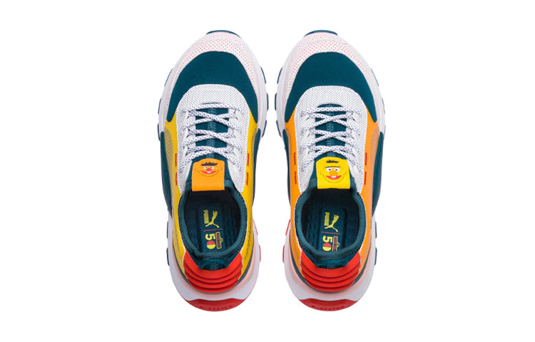 PUMA Sesame Str 50 RS-0 Jr Running ShoesKids WhiteYellowRed 'White Yellow Red' 369042-02