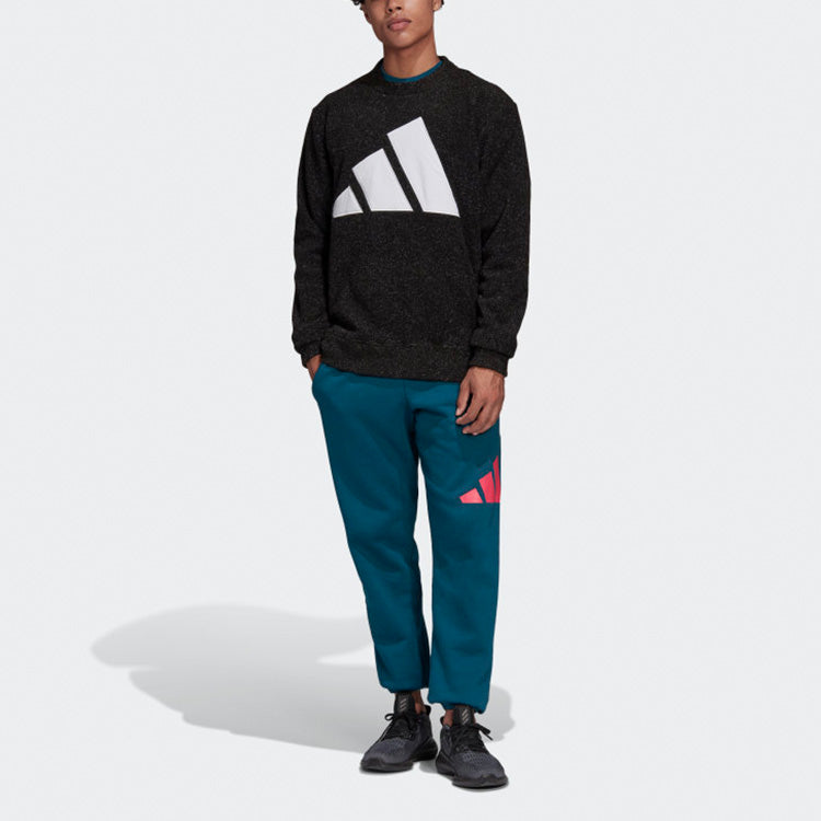 adidas Logo Sweatpants 'Blue' FJ4664
