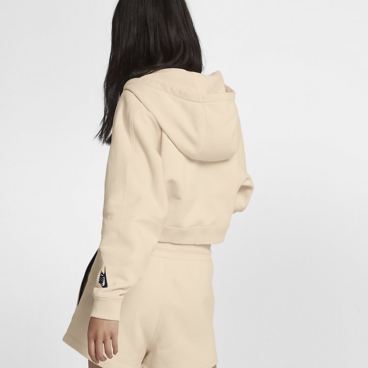 (WMNS) Nike Cropped Sports Jacket 'Tan' 923850-838