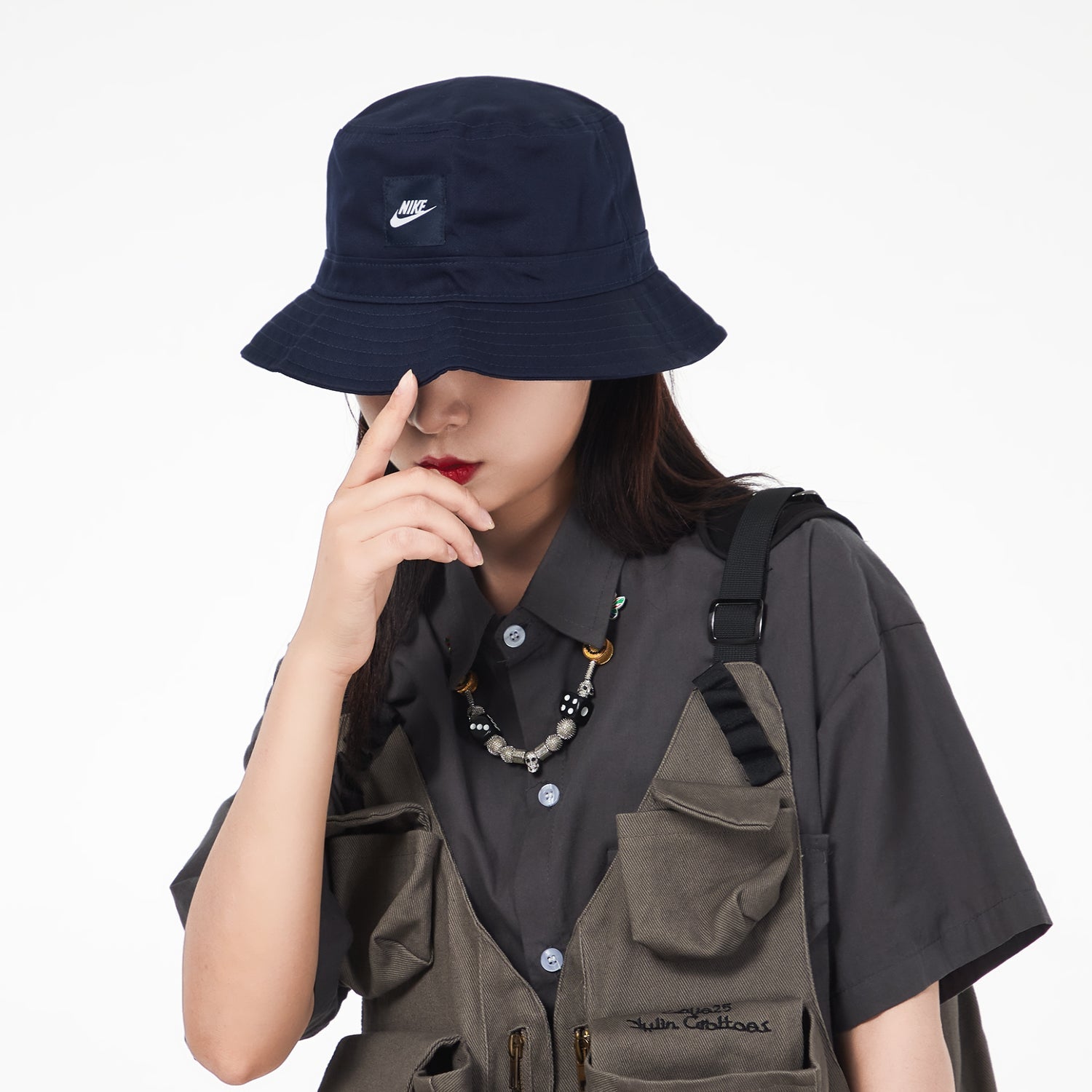 Nike U Nike Sportswear NSW BUCKET CORE Dark blue CK5324-451