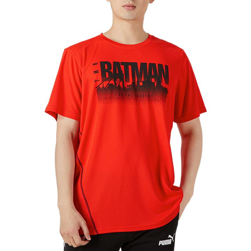 PUMA X Batman Performance Graphic Tee 'Red' 521211-88