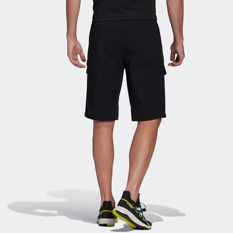adidas Travel Shorts Printing Outdoor Sports Black GR9970