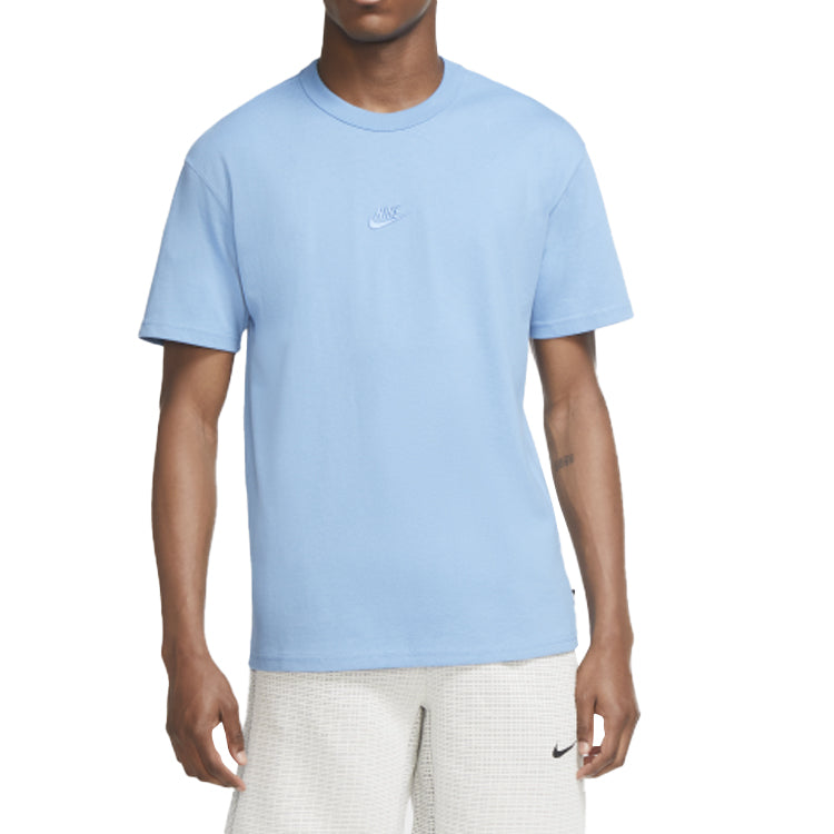 Nike Minimalistic Embroidered Logo Short Sleeve Blue DB3194-496