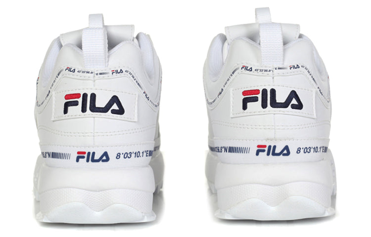 (WMNS) FILA Disruptor Running Shoe White 1GM00848_100