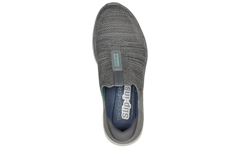 (WMNS) Skechers Go Walk 6 Slip In Fabulous View 'Grey' 124569-GRY