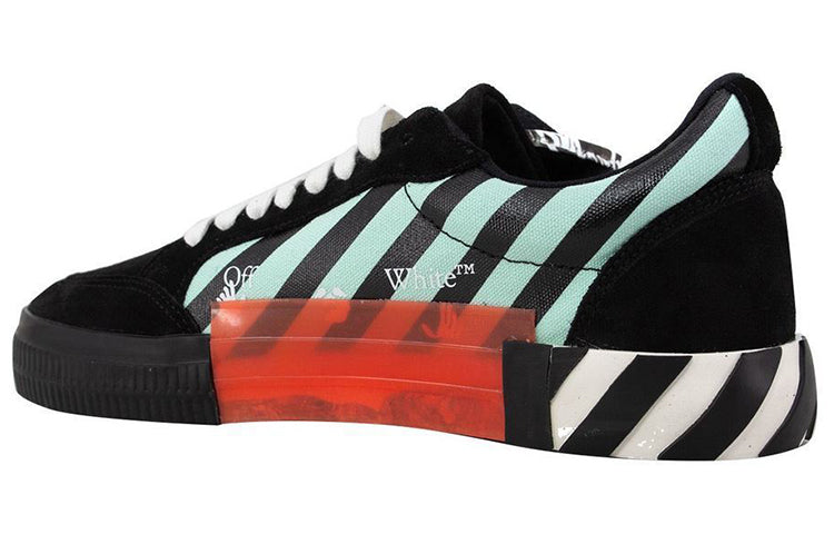 Off-White Vulc Low 'Black Green White' OMIA085R21LEA0061045